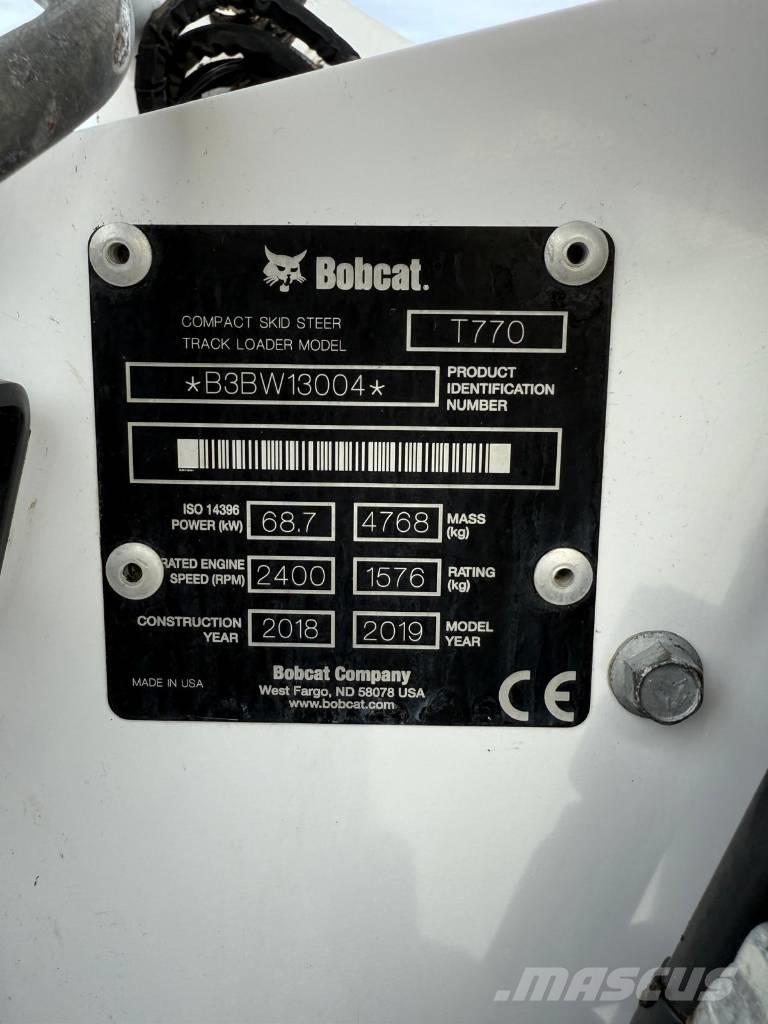 Bobcat T 770 Lánctalpas homlokrakodók