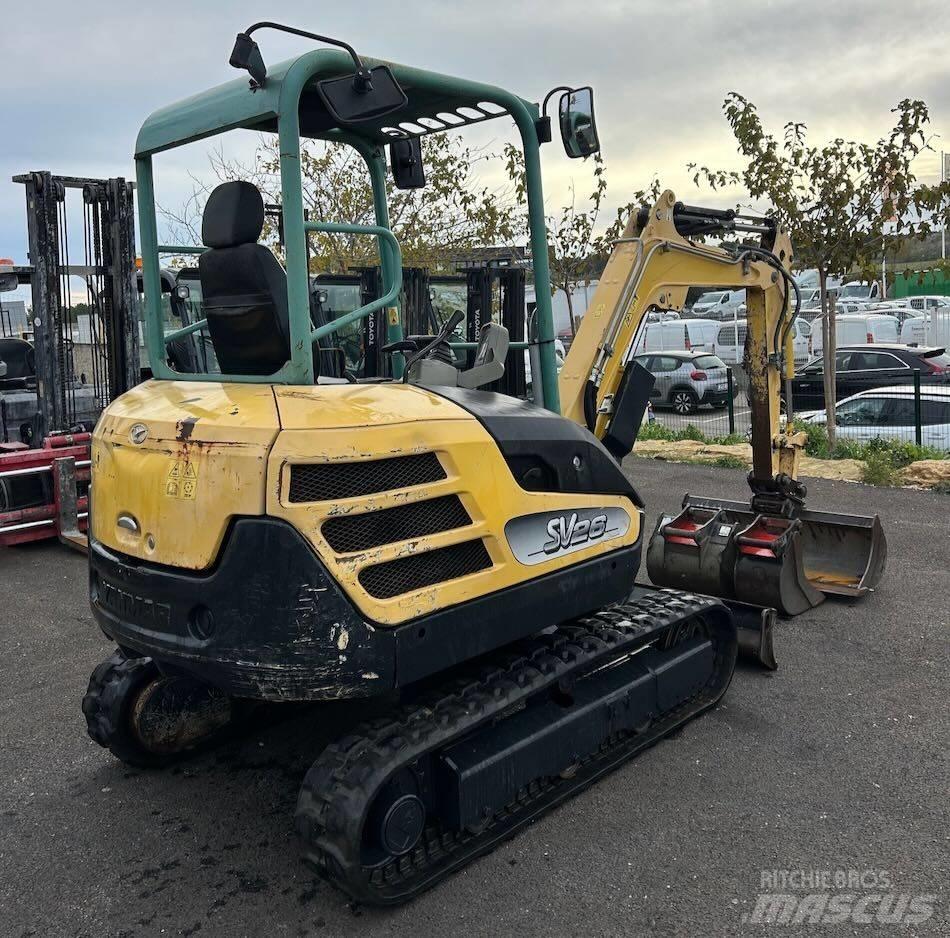 Yanmar SV 26 Mini kotrók < 7t