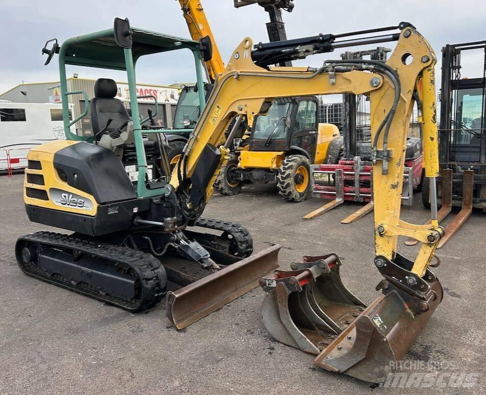 Yanmar SV 26 Mini kotrók < 7t