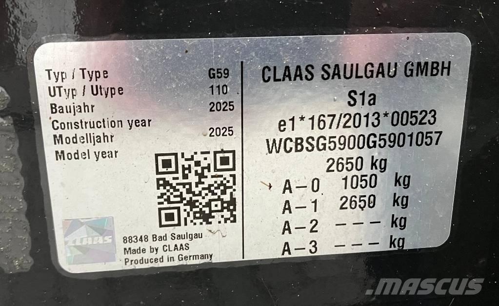 CLAAS Volto 1500 T Rendkészítő