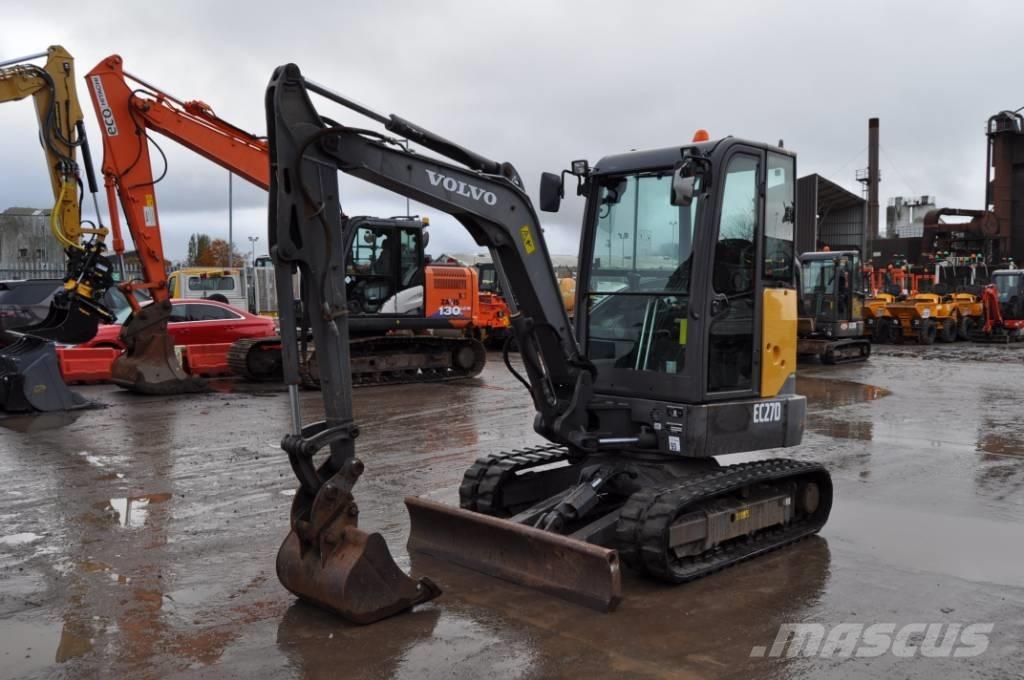 Volvo EC 27 D Mini kotrók < 7t