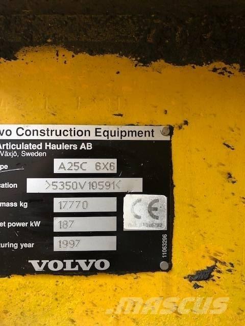 Volvo A 25 C Csuklósdömperek