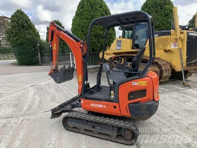 Kubota KX 018-4 Mini kotrók < 7t