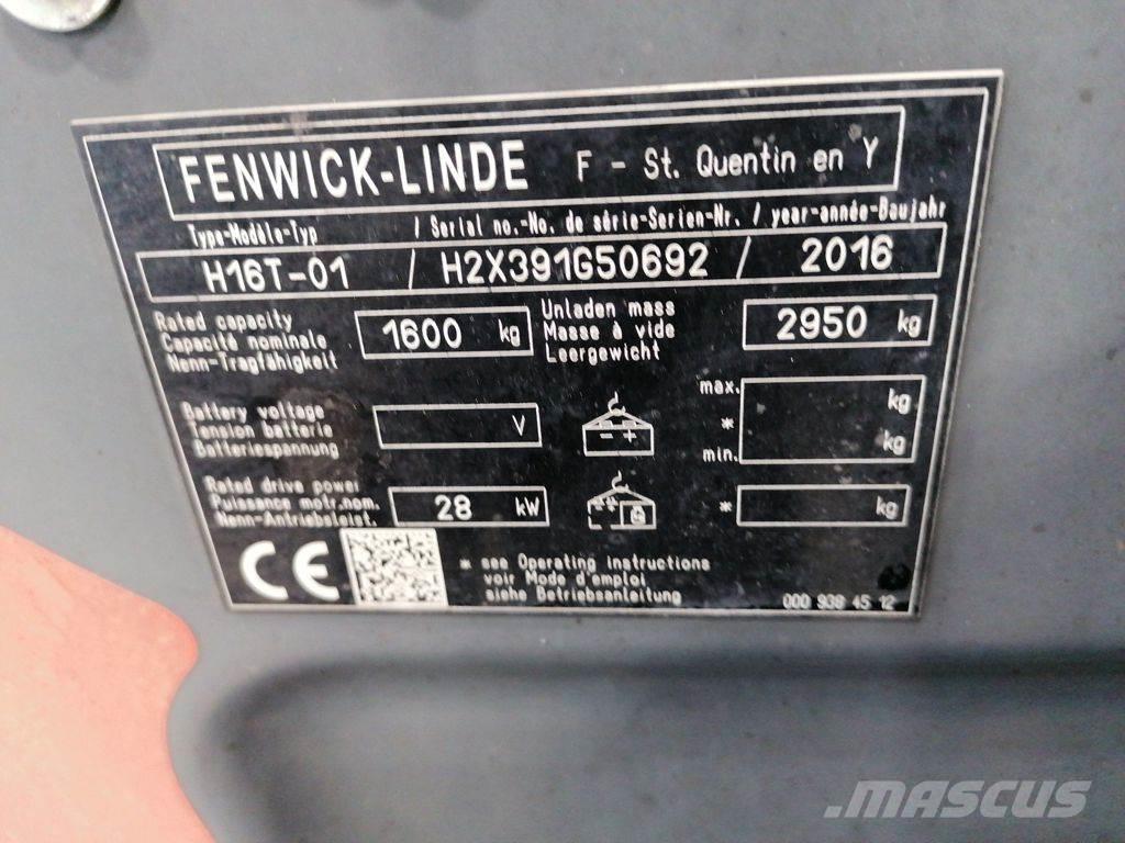Linde H16T-01 Gázüzemű targoncák