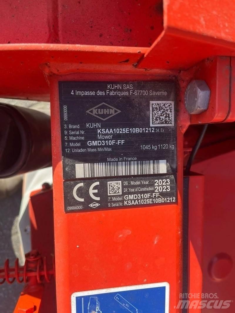 Kuhn GMD 310F Öntöző Kaszák