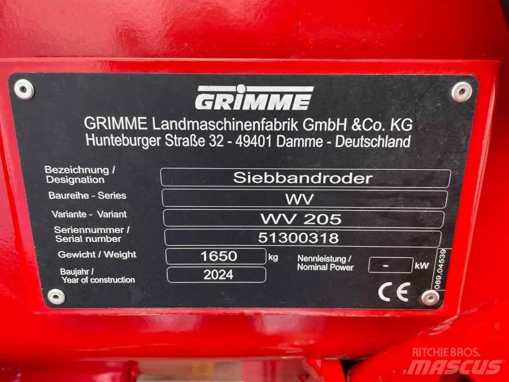 Grimme WV 205 Egyéb mezőgazdasági gépek