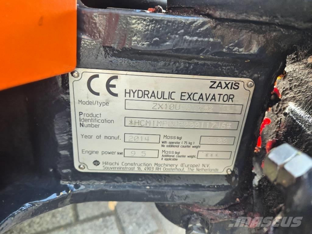 Hitachi ZX 10 U-2 Mini kotrók < 7t