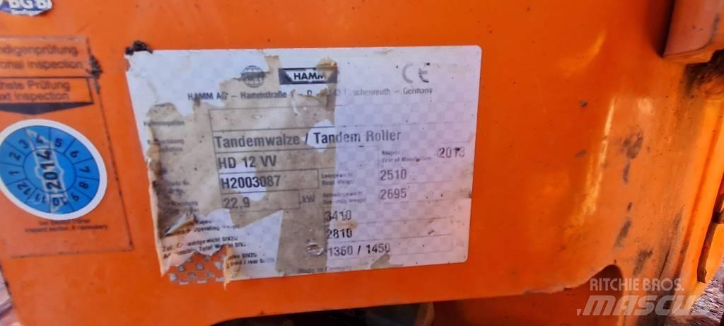 Hamm HD 12 VV Ikerdobos hengerek