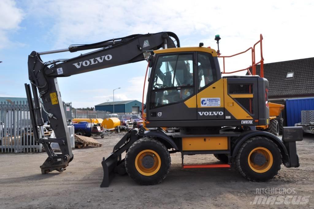 Volvo EWR 170 Gumikerekes kotrók