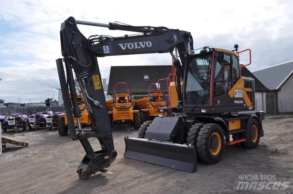 Volvo EWR 170 Gumikerekes kotrók