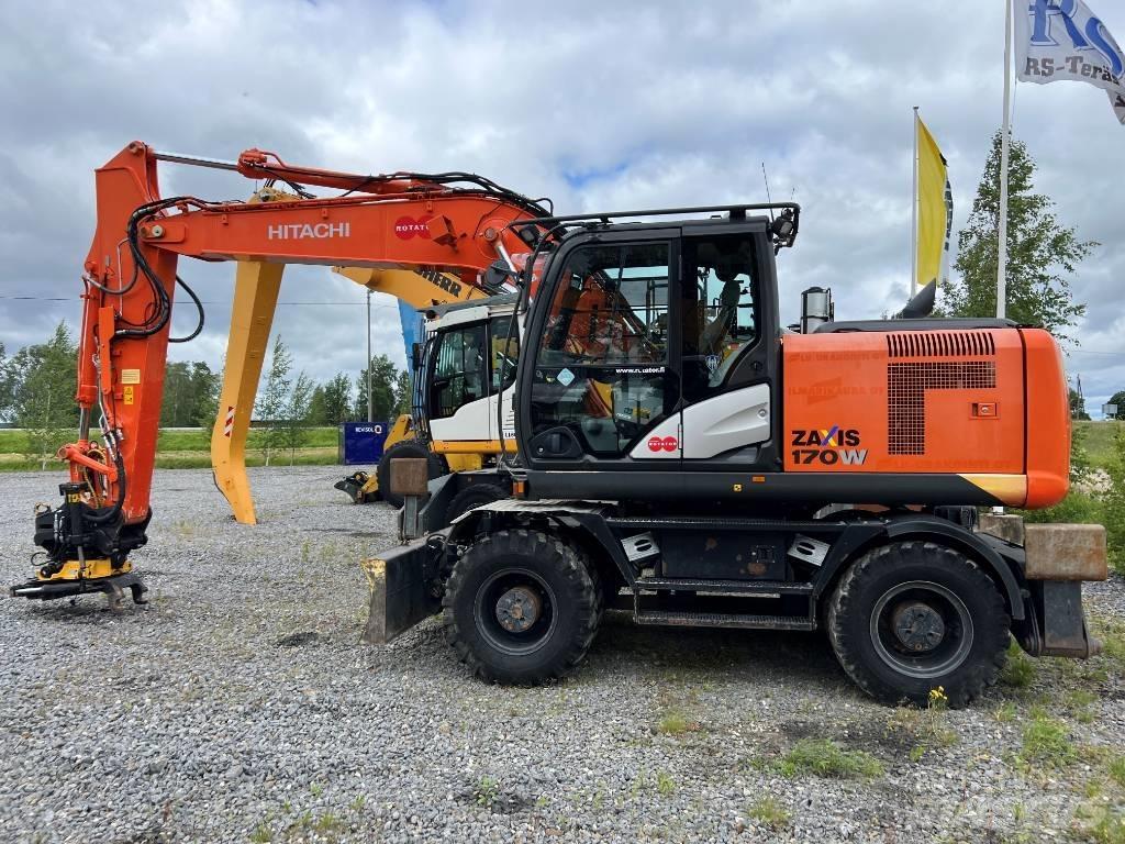 Hitachi ZX 170W-5B Gumikerekes kotrók
