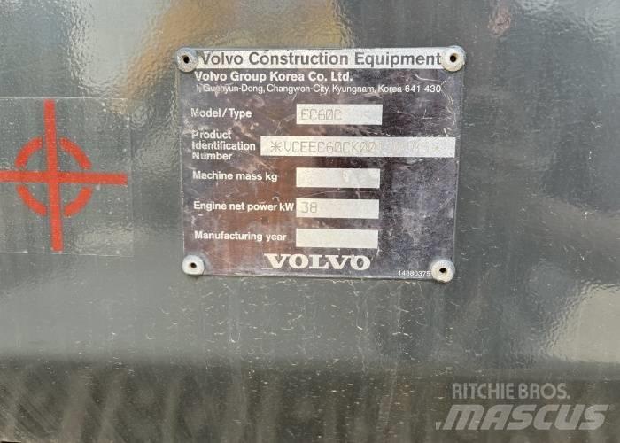 Volvo EC 60 C Mini kotrók < 7t