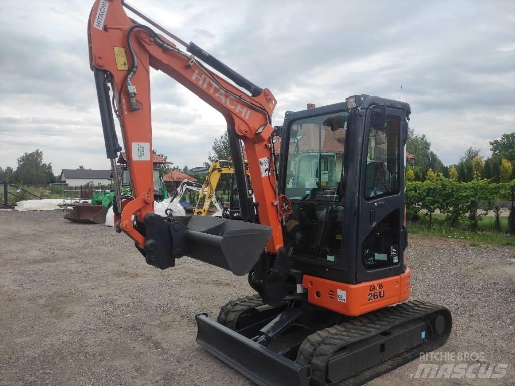Hitachi ZX 26 U-6 Mini kotrók < 7t