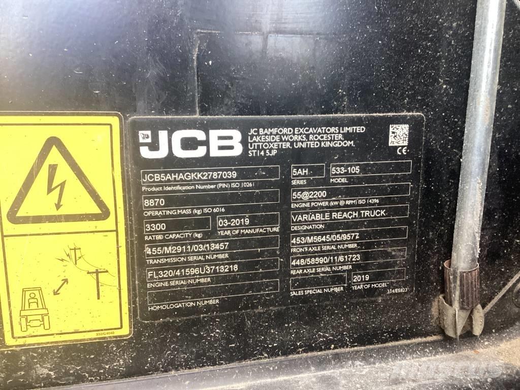 JCB 533-105 Teleszkópos rakodók