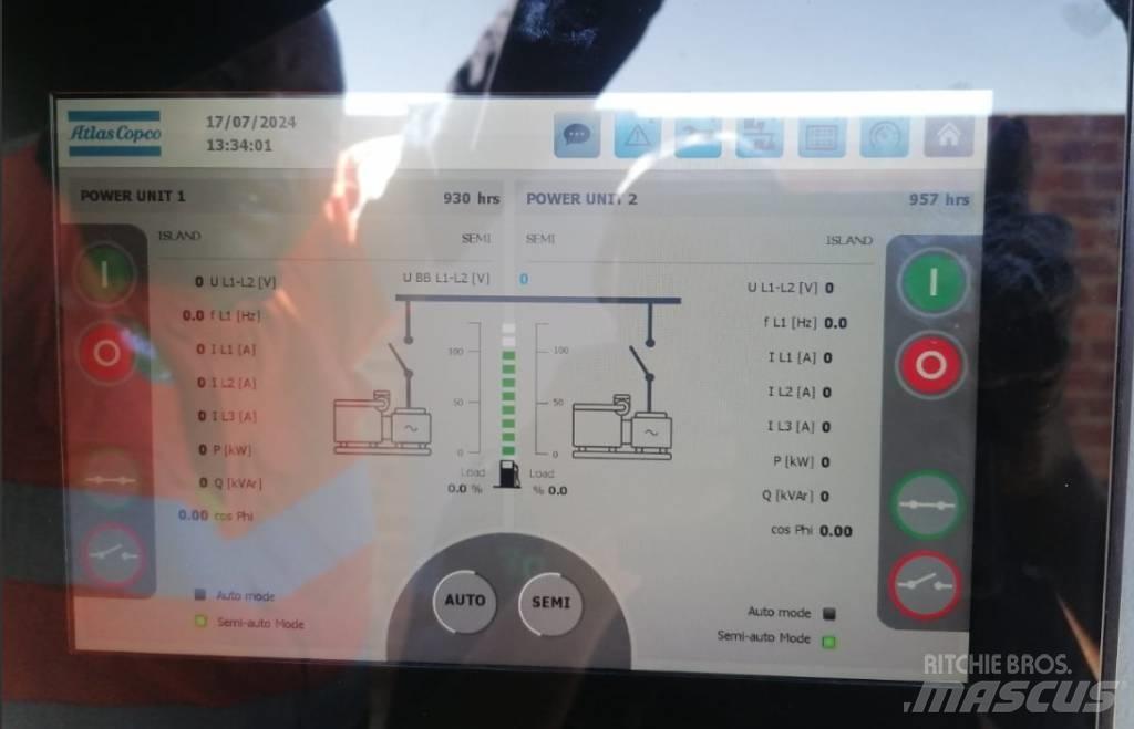 Atlas Copco QAC1100 Dízel áramfejlesztők