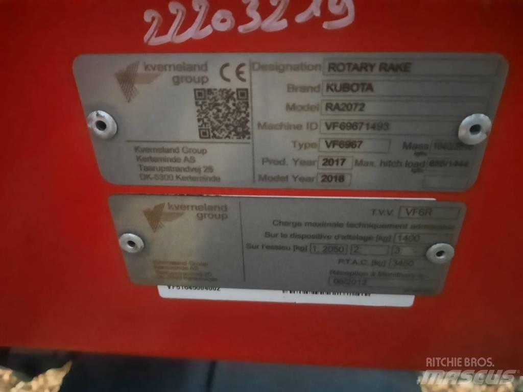 Kubota RA2072 Rendkészítő