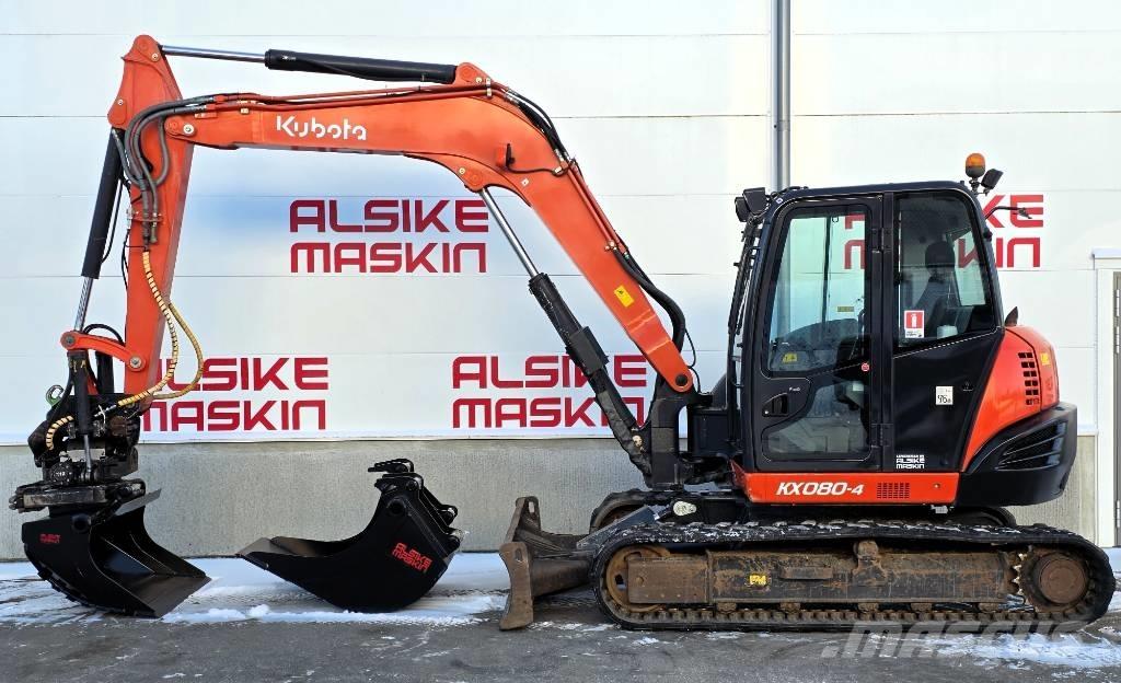 Kubota KX 080-4 Közepes (midi) kotrók 7 t - 12 t