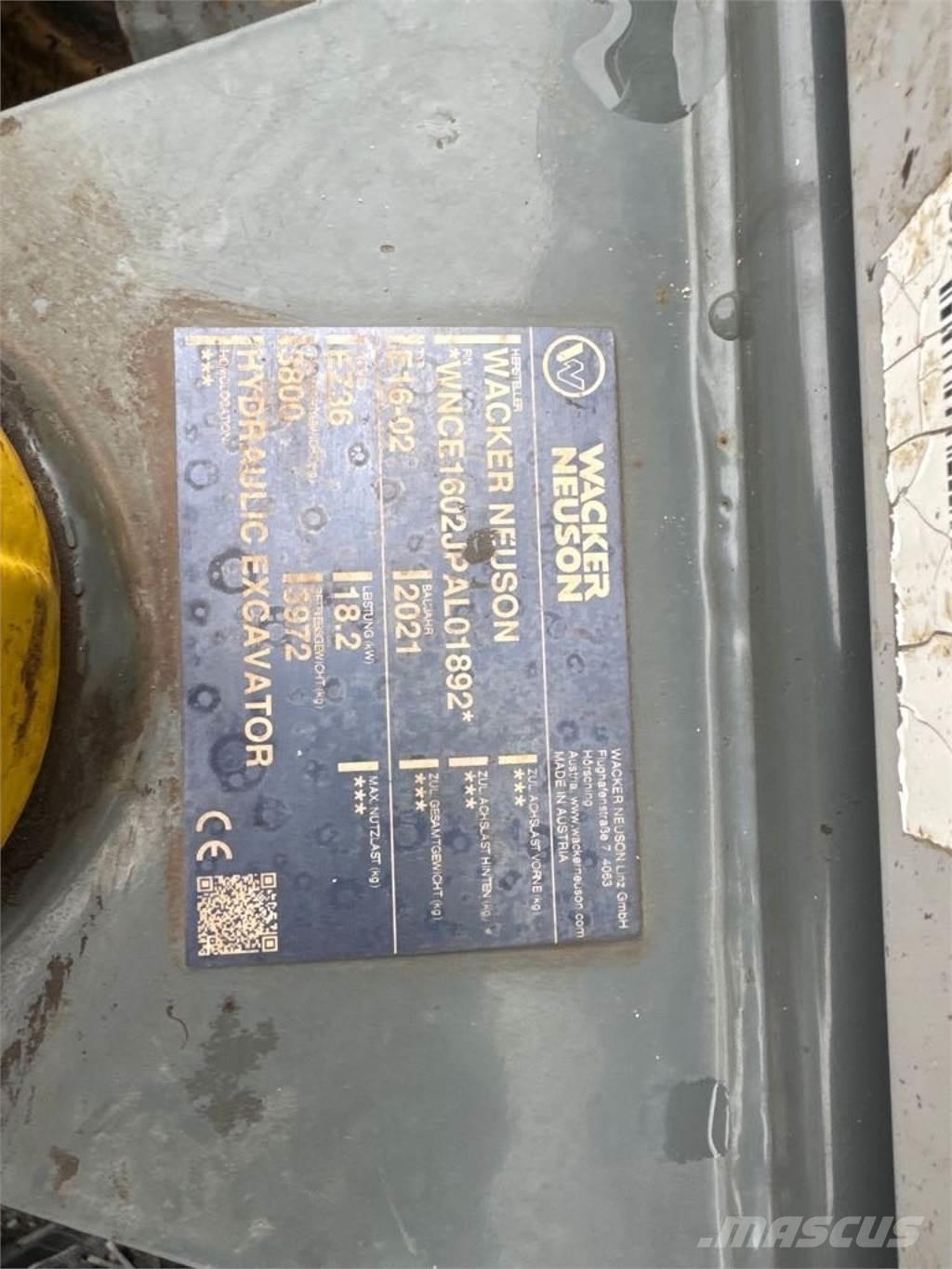 Wacker Neuson EZ36 Lánctalpas kotrók