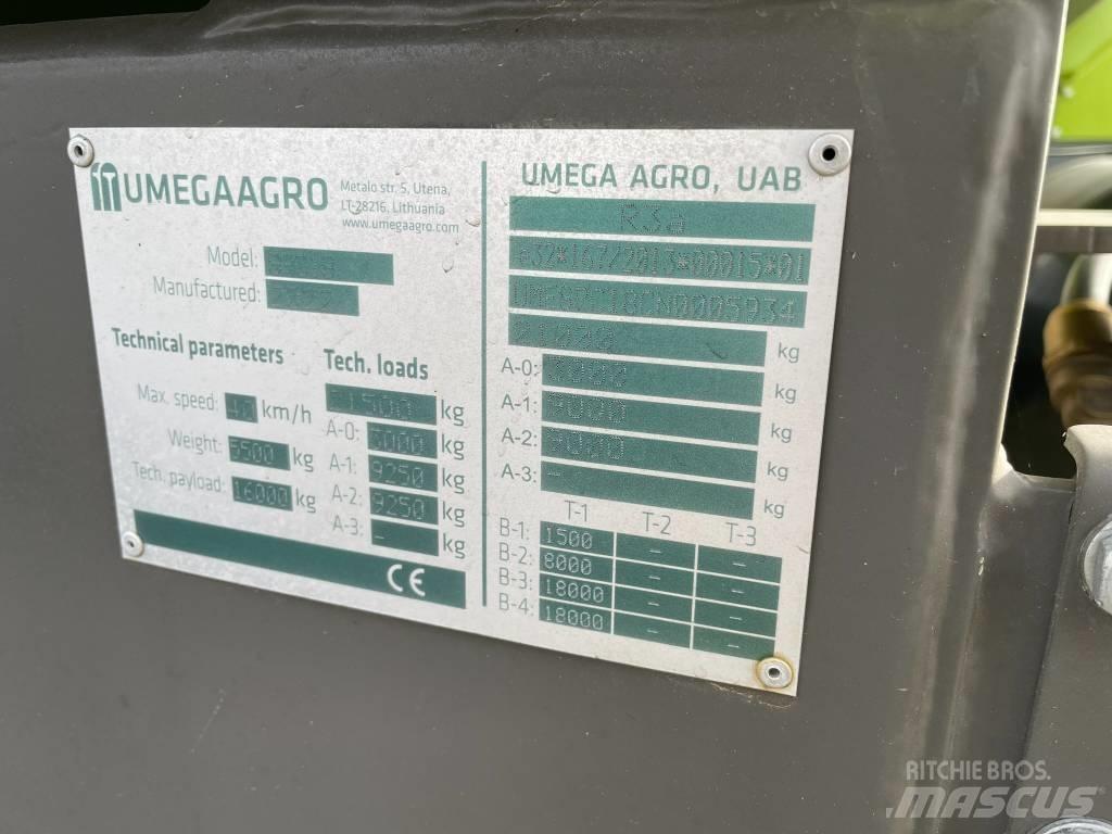 Umega SPC18 Billenő Mezőgazdasági pótkocsik