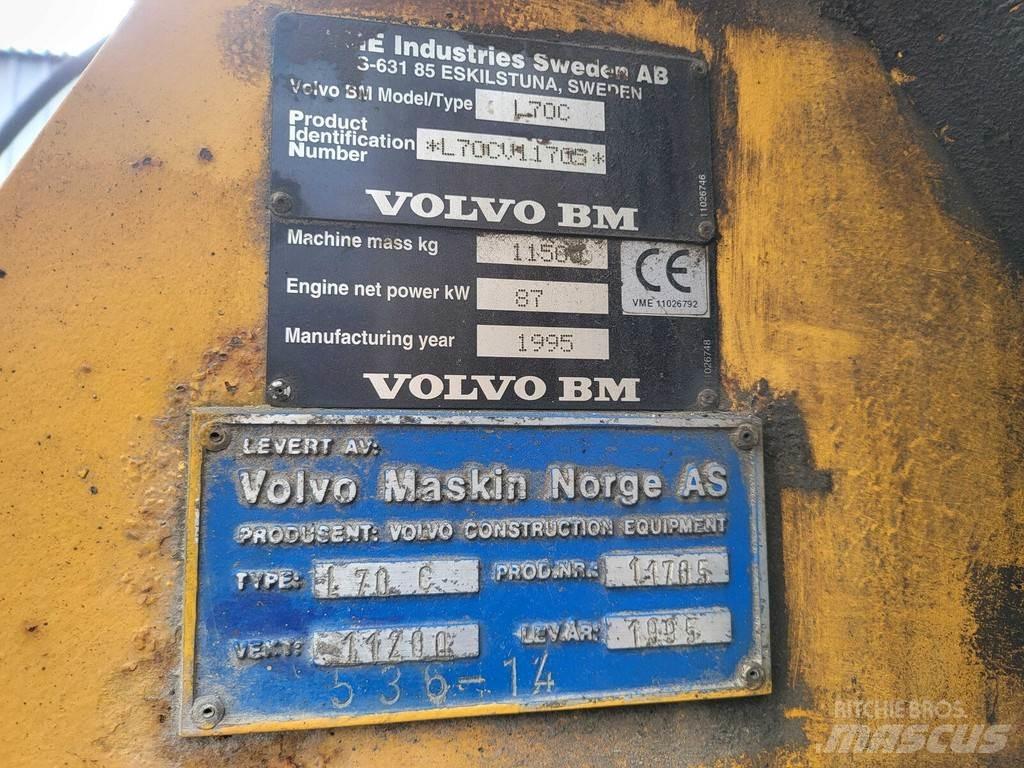 Volvo BM L70C Gumikerekes homlokrakodók