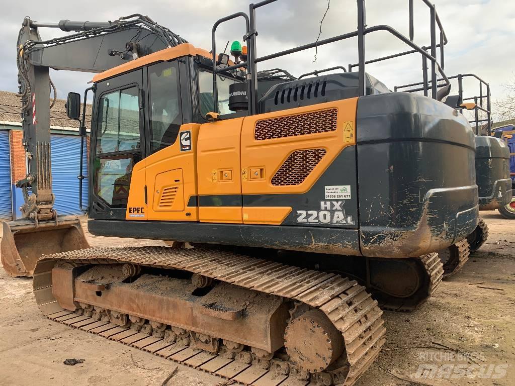 Hyundai HX220A L Lánctalpas kotrók