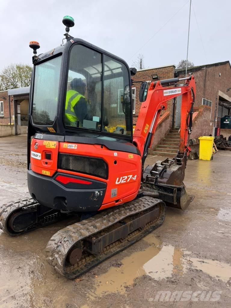 Kubota U 27-4 Mini kotrók < 7t