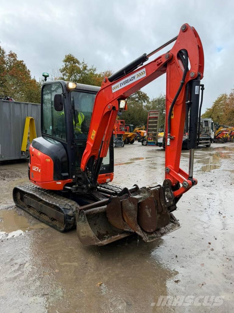 Kubota U 27-4 Mini kotrók < 7t