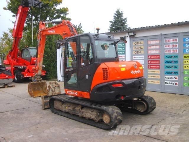 Kubota KX080-4a Lánctalpas kotrók