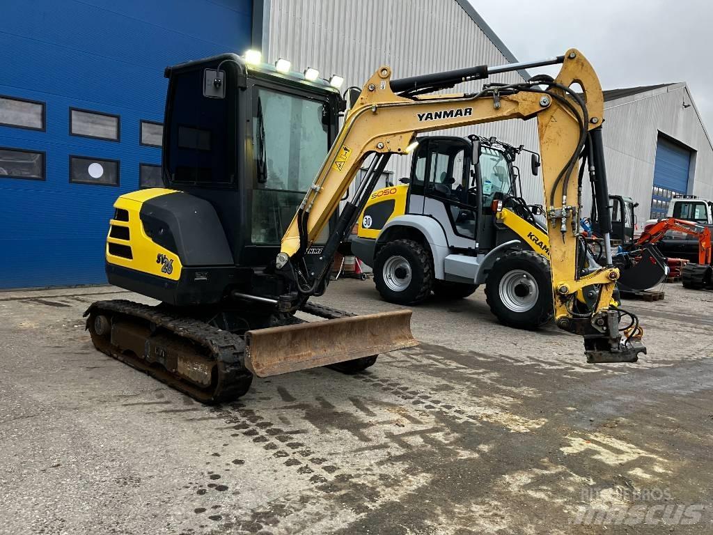 Yanmar SV 26 Mini kotrók < 7t