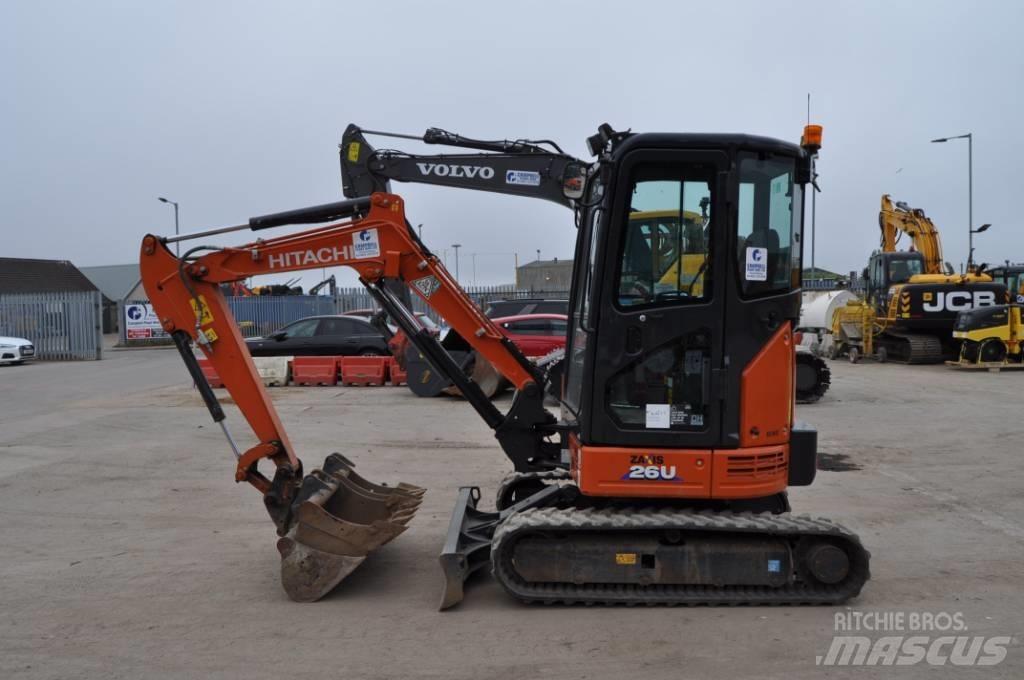 Hitachi ZX 26 U-6 Mini kotrók < 7t