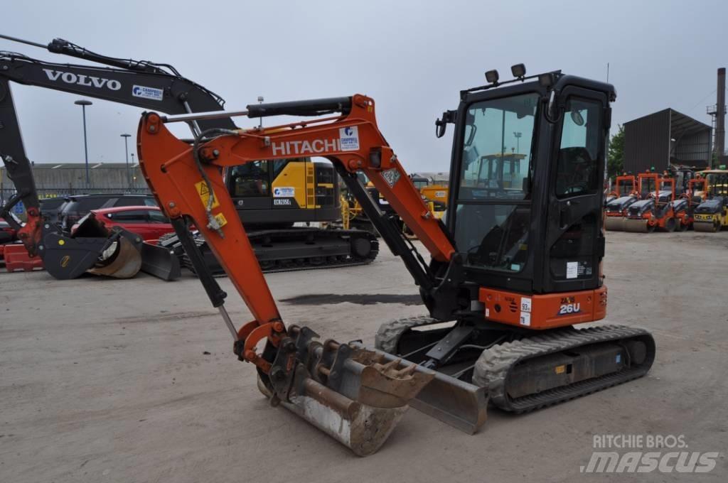 Hitachi ZX 26 U-6 Mini kotrók < 7t