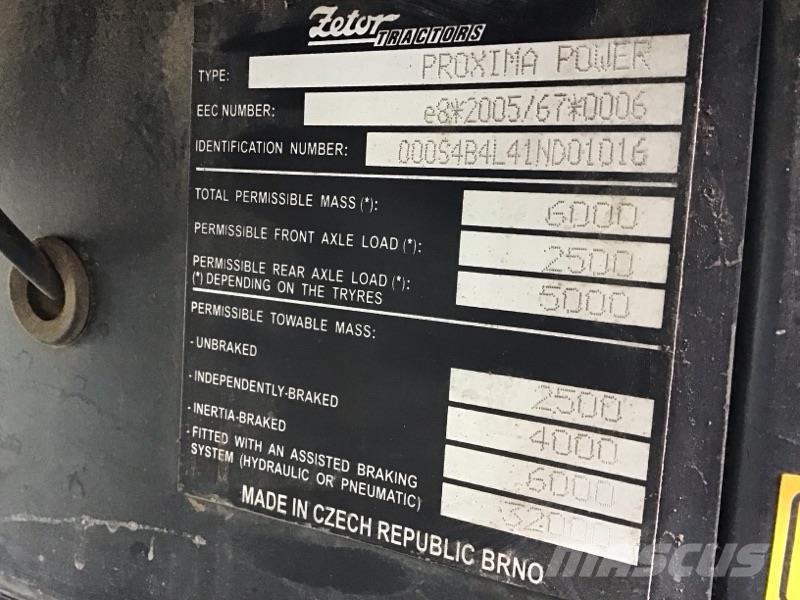 Zetor Proxima 120 Traktorok