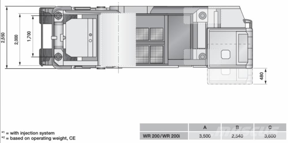 Wirtgen WR200i Talajtömörítő gépek