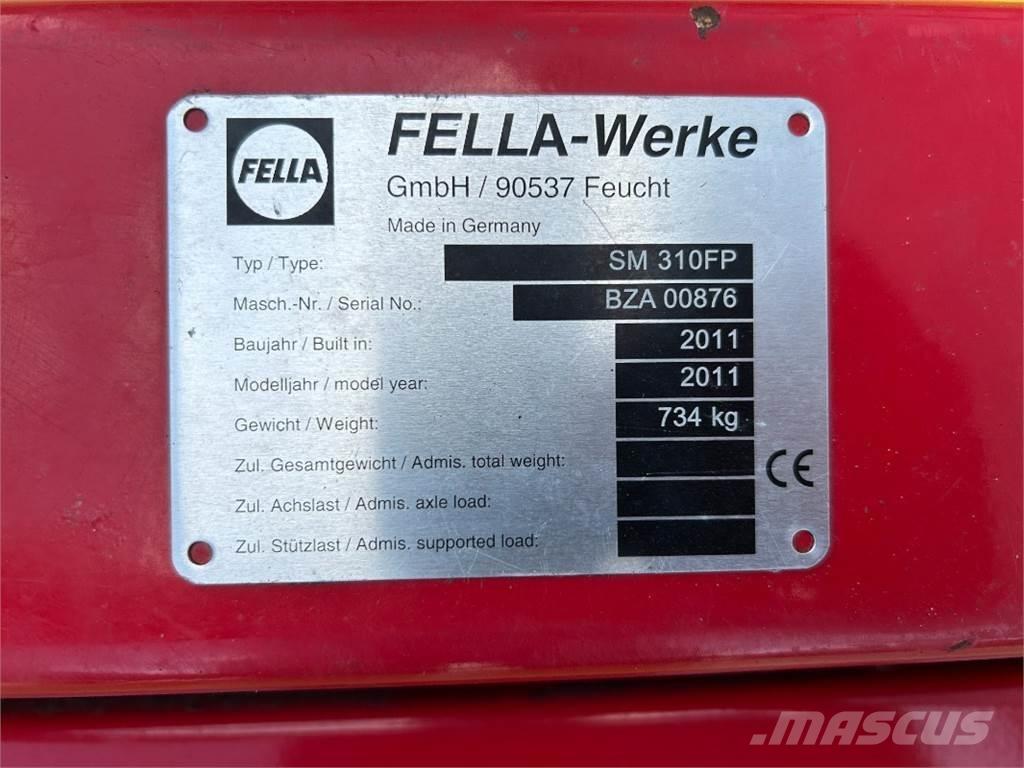Fella SM 310 FP Öntöző Kaszák
