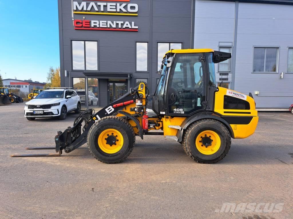 JCB 409 Gumikerekes homlokrakodók
