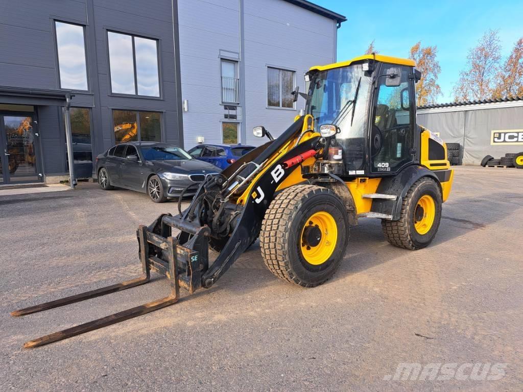 JCB 409 Gumikerekes homlokrakodók
