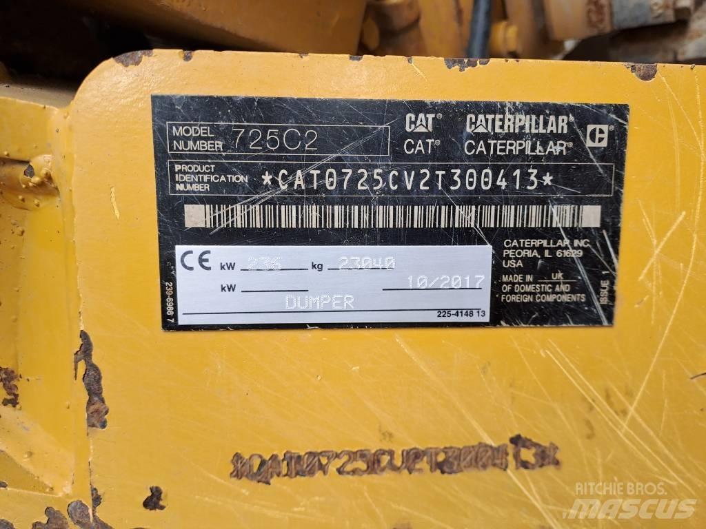 CAT 725C2 Csuklósdömperek