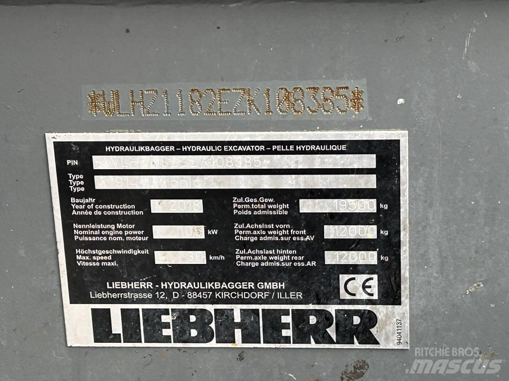 Liebherr A914 / LH18M Anyagmozgatás - Egyebek