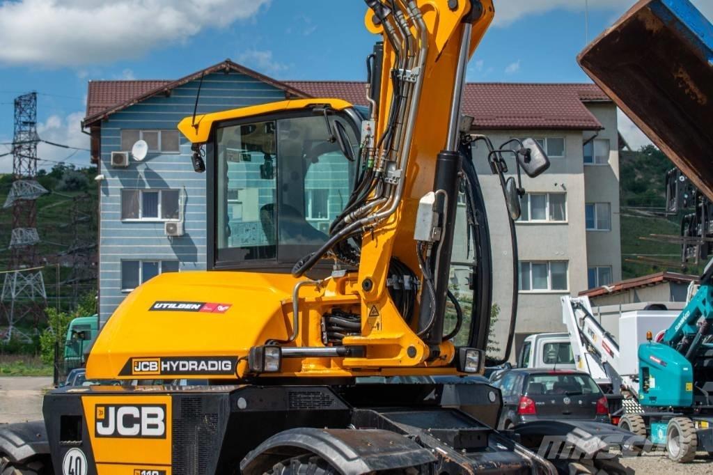 JCB Hydradig 110 W Gumikerekes kotrók