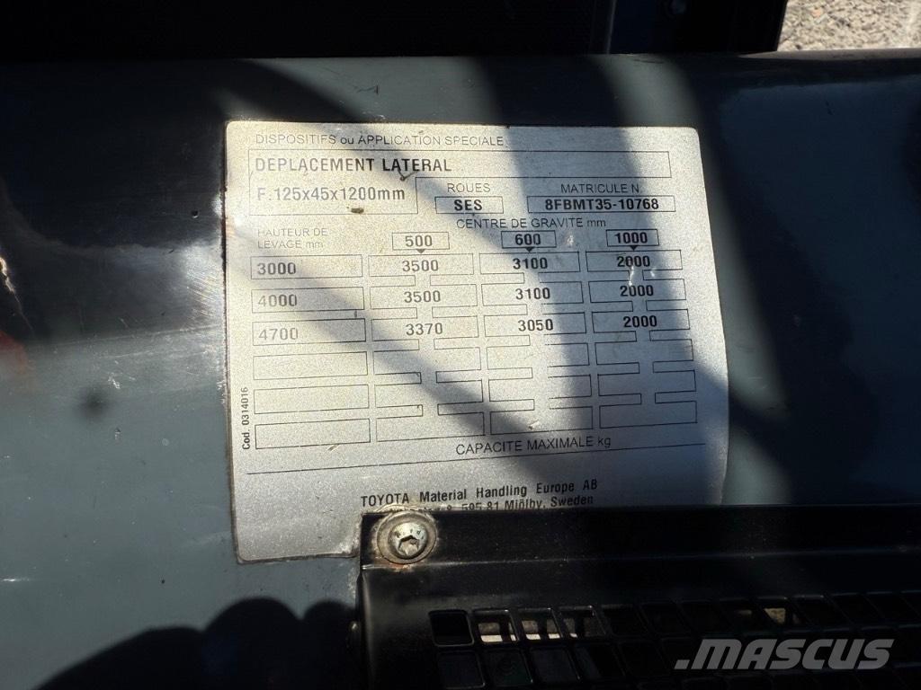 Toyota 8 FBMT 35 Elektromos targoncák