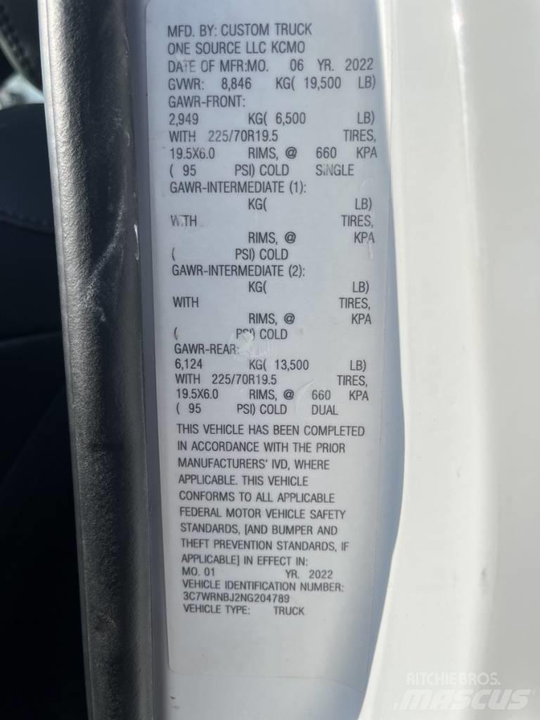 RAM 5500 Platós / Ponyvás teherautók