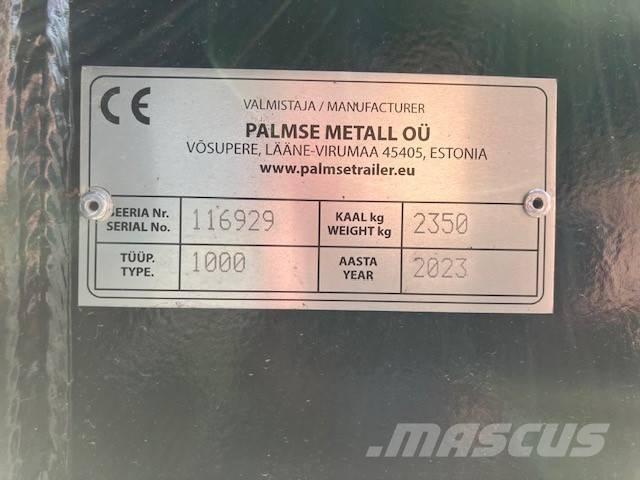 Palmse Trailer D1000 Billenő Mezőgazdasági pótkocsik
