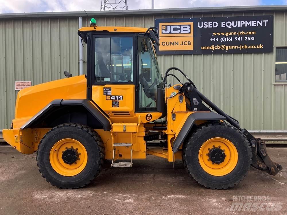 JCB 411 Gumikerekes homlokrakodók