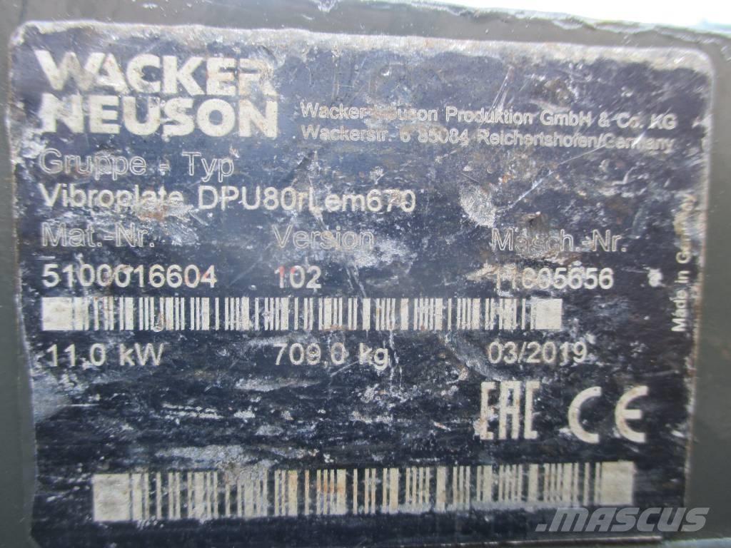 Wacker Neuson DPU 80 Vibrátorok