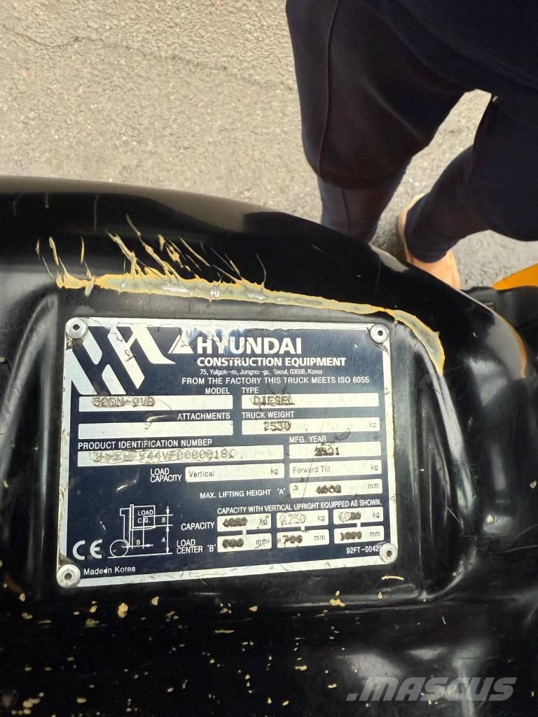 Hyundai 50 DN-9 VB Dízel targoncák