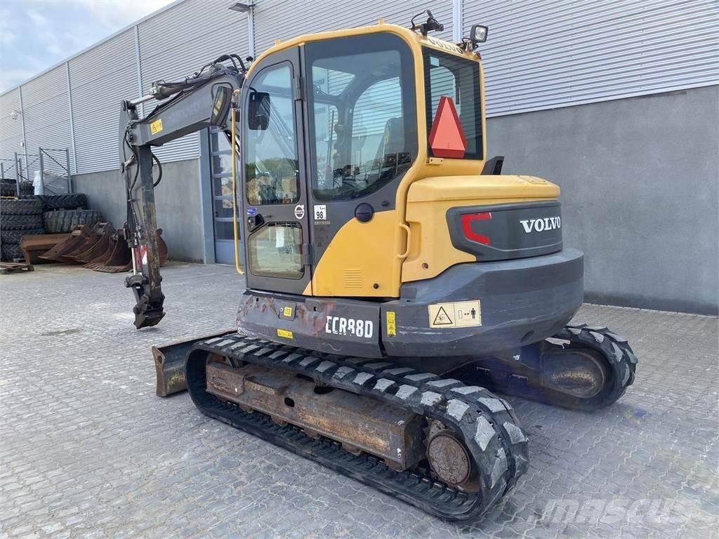 Volvo ECR88 Gumikerekes kotrók