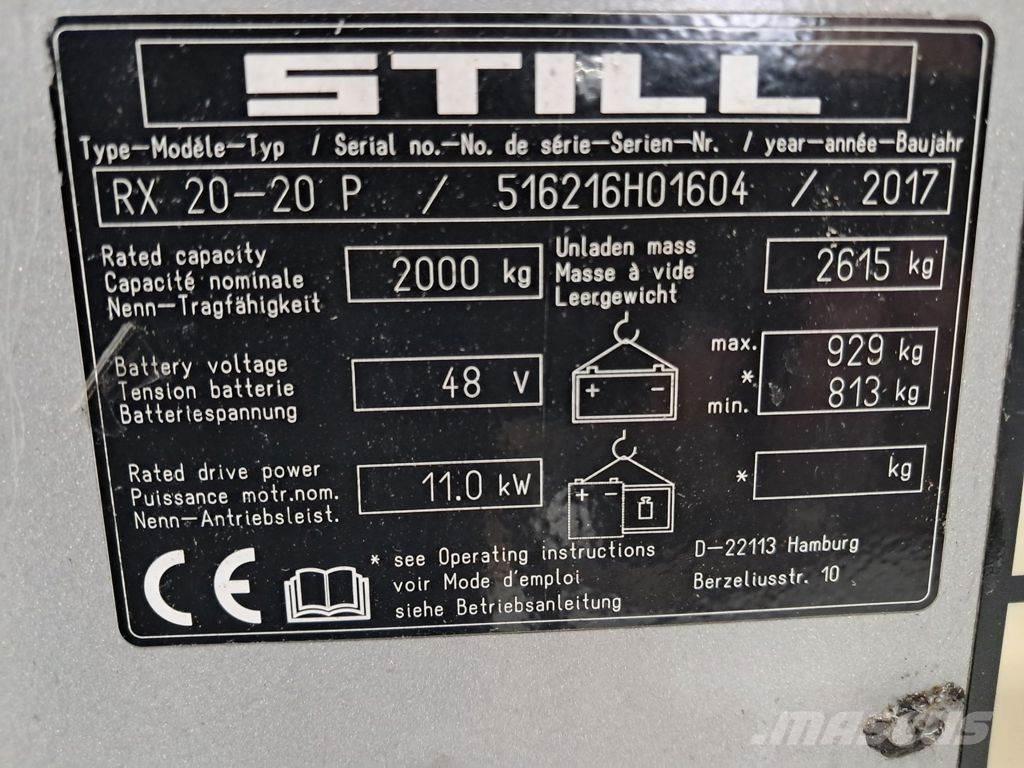 Still RX 20-20 P Elektromos targoncák