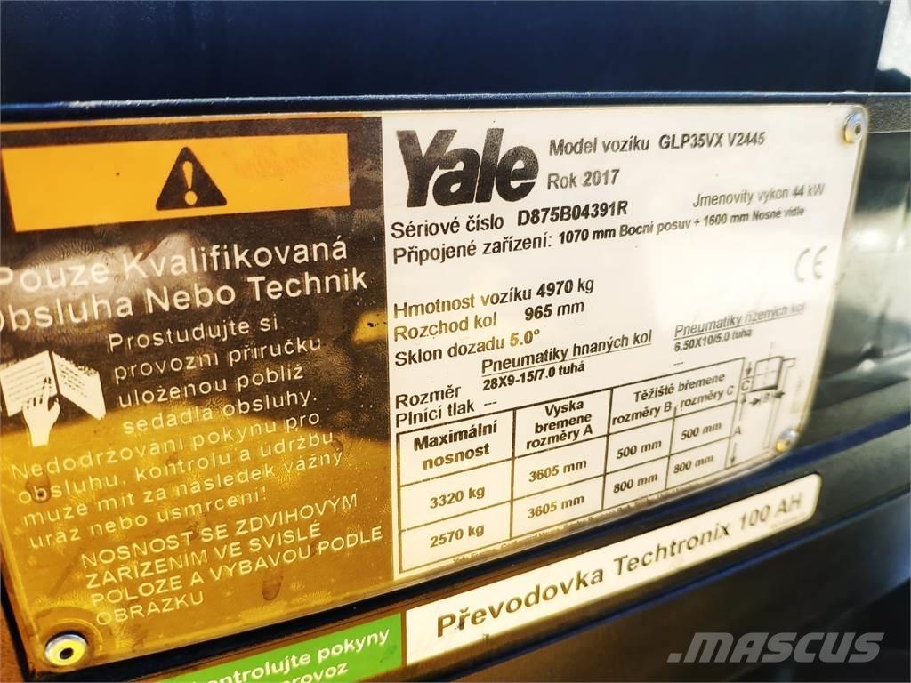Yale GLP35VX Gázüzemű targoncák