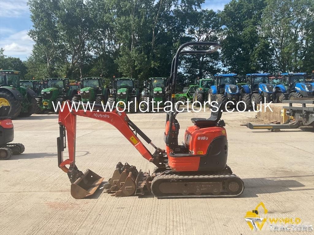 Kubota U 10-3 Mini kotrók < 7t