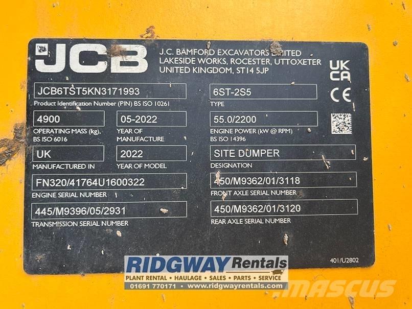 JCB 6 ST Mezei dömperek